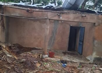 Télimélé : plusieurs habitations décoiffées après une pluie accompagnée de vents violents à Dantegué
