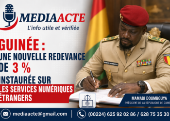 Guinée : une nouvelle redevance de 3 % instaurée sur les services numériques étrangers